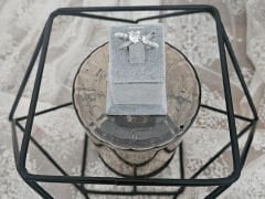 Beyaz Kalpli Zirkon Tasli Capraz Yuzuk