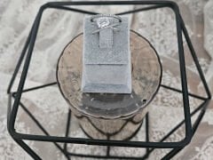 Gumus Renkli Capraz Beyaz Tasli Zirkon Yuzuk