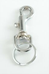 Gemici Kancalı Metal Anahtarlık Büyük