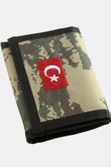 Ay Yıldız Cırtcırtlı Asker Cüzdanı
