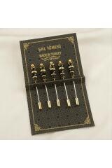 5 Adet Kristal Şal İğnesi