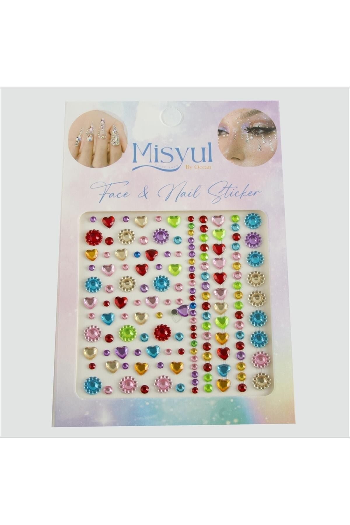 Karışık Kristal Yüz Taşı 150 Adet