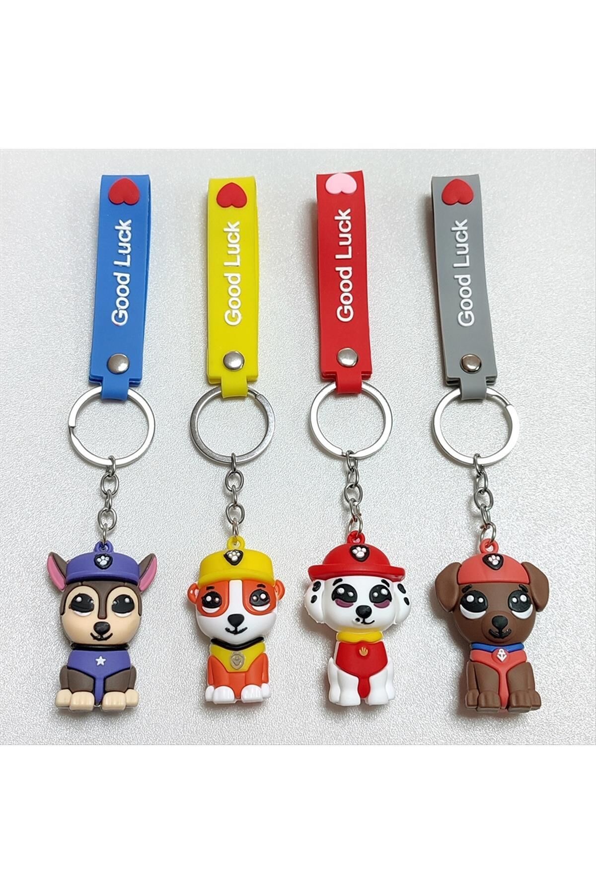 Köpek Karışık Silikon Anahtarlık