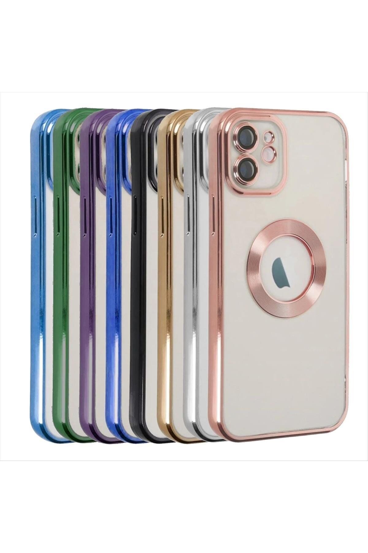 iPhone 11 Lüx Lensli Lazer Silikon Kılıf (Kamera Korumalı)