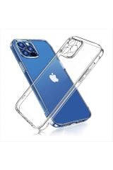 iPhone 12 Pro (6.1 inç) Şeffaf Silikon Kılıf