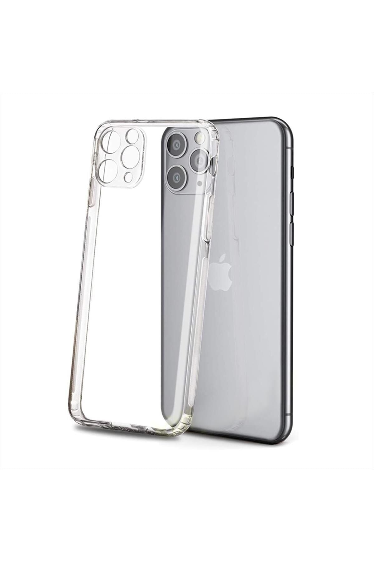 iPhone 11 Pro (5.8 inç) Şeffaf Silikon Kılıf