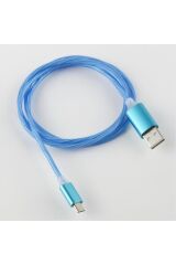 Işıklı Android USB Data Şarj Kablosu
