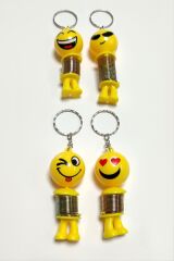 Emoji Yaylı Anahtarlık