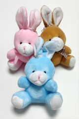 Sevimli Tavşan Peluş Anahtarlık