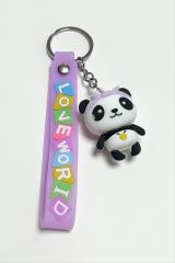 Panda Silikon Anahtarlık