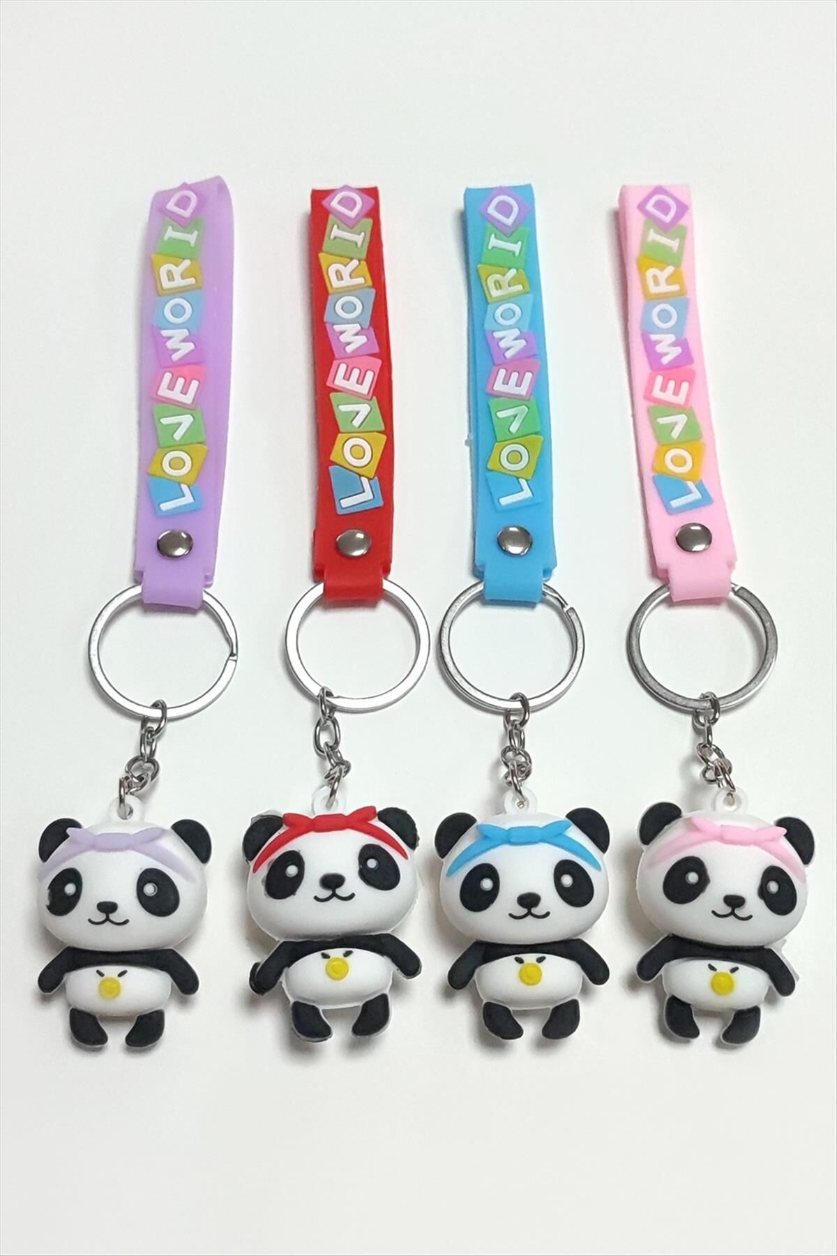 Panda Silikon Anahtarlık