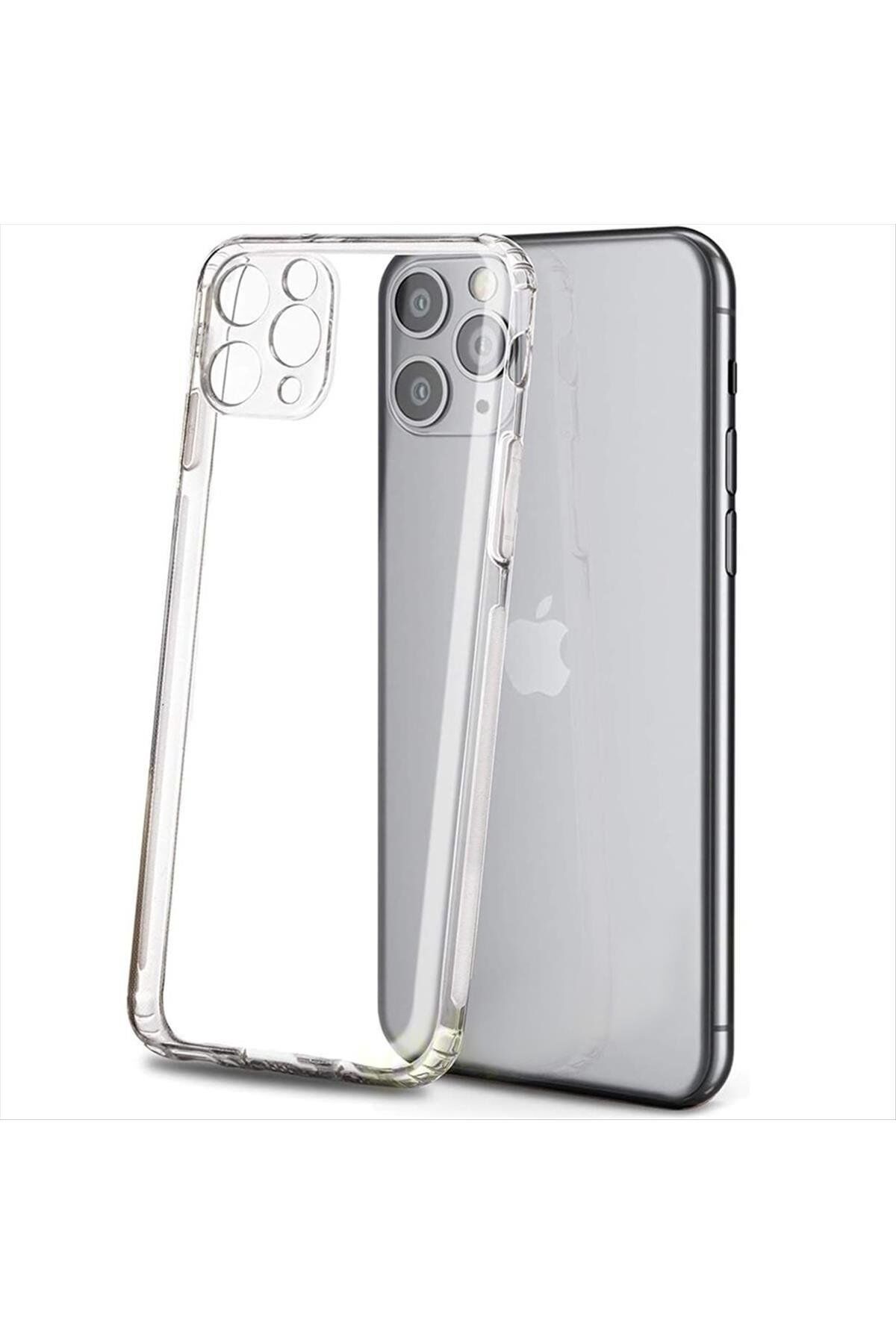 iPhone 11 Pro Max (6.5 inç) Şeffaf Silikon Kılıf