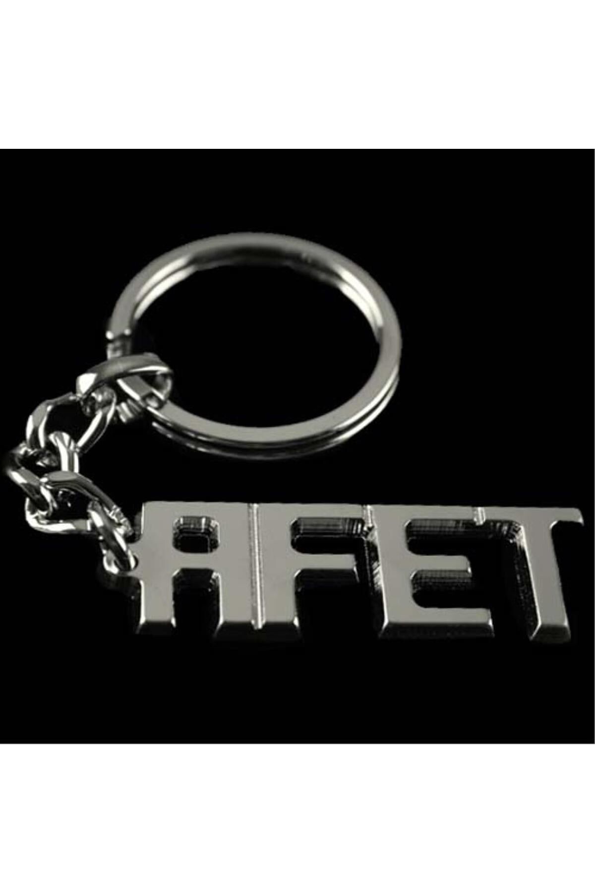 Afet İsimli Anahtarlık