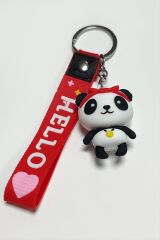 Panda Silikon Anahtarlık