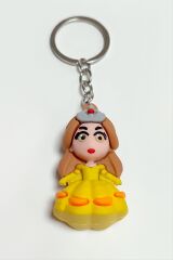 Prenses Silikon Anahtarlık