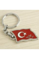 Ay Yıldız Metal Anahtarlık
