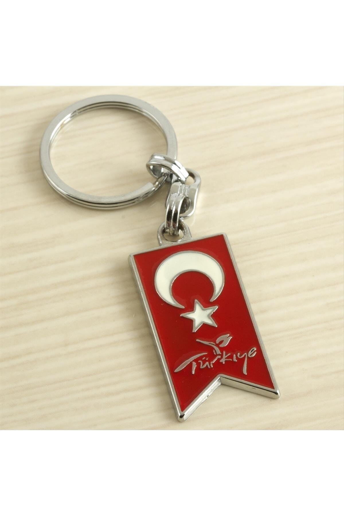 Ay Yıldız Türkiye Yazılı Metal Anahtarlık