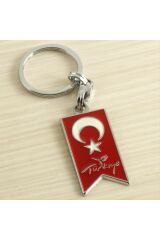 Ay Yıldız Türkiye Yazılı Metal Anahtarlık