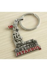 Kız Kulesi İstanbul Yazılı Metal Anahtarlık